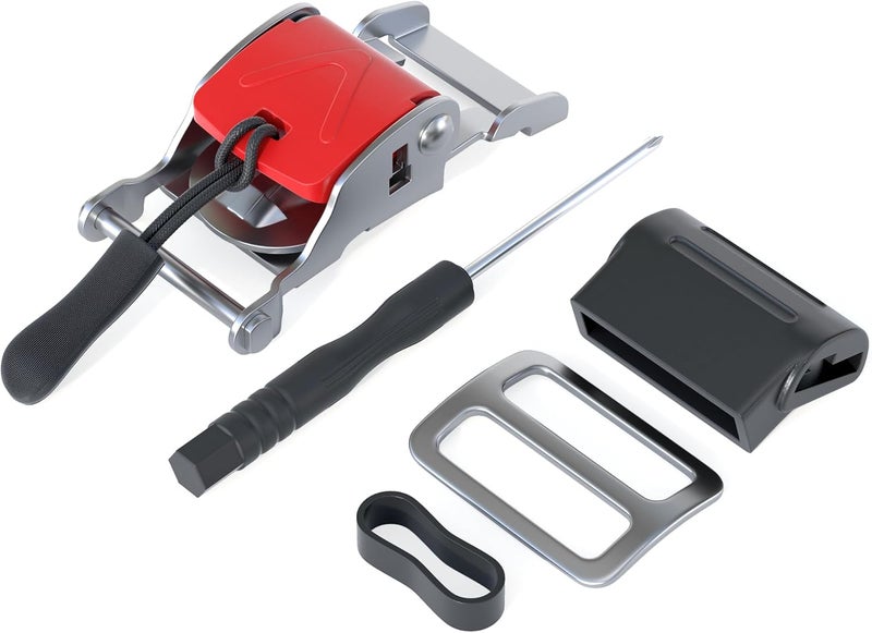 JAGASOL Light Weight Helmet Quick Release Buckle Kit for Motorcycle Helmet, Stainless Steel Motorcycle Helmet Accessories, Helmet Chin Strap Replace D-RING Helmets Up to 1", Max tensile strength 1742N - Image 2